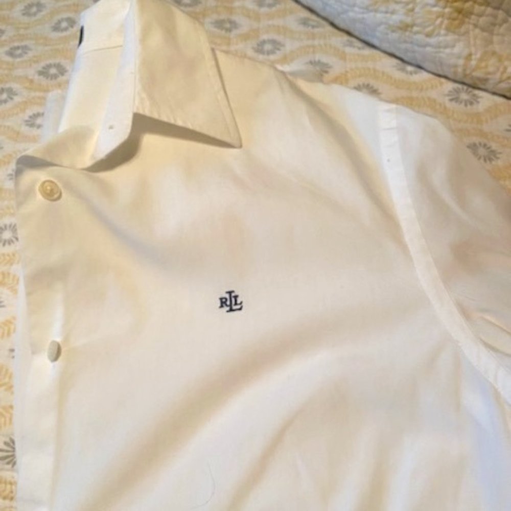 Ralph Lauren White Button Down Shirt